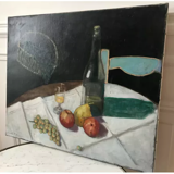 Old painting oil on canvas still life