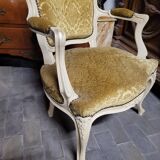Pair of armchairs cabriolet louis xv