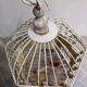 Paire de cage à oiseaux vintage
