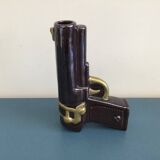 Vase pistolet Vallauris 1960