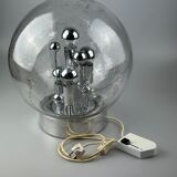 60s 70s table lamp ball lamp Doria "Big Ball" glass space age design