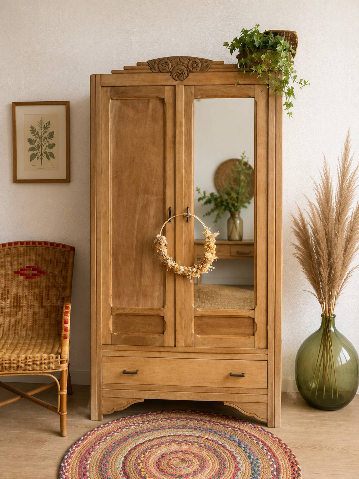 Parisian glass cabinet