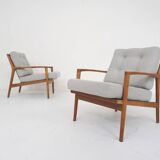 Solid oak antique dining chairs, with hand carved back rests. The chairs have no screws only wooden