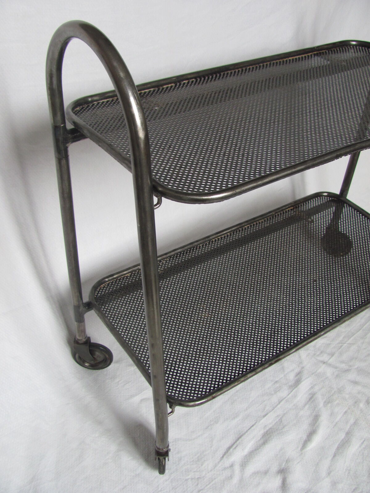 Wheelchair service - service cart - perforated - metal folding table