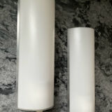 Paire d’appliques de chevet vintage en aluminium