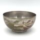 Antique ISLAMIC BOWL in tinned BRASS with engraved decoration and colored patterns