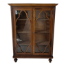 Old atisanal wooden library showcase