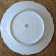 Lot vintage round flat plates in Limoges porcelain