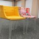 2 fauteuils Mademoiselle Kartell plexi design Philippe Starck