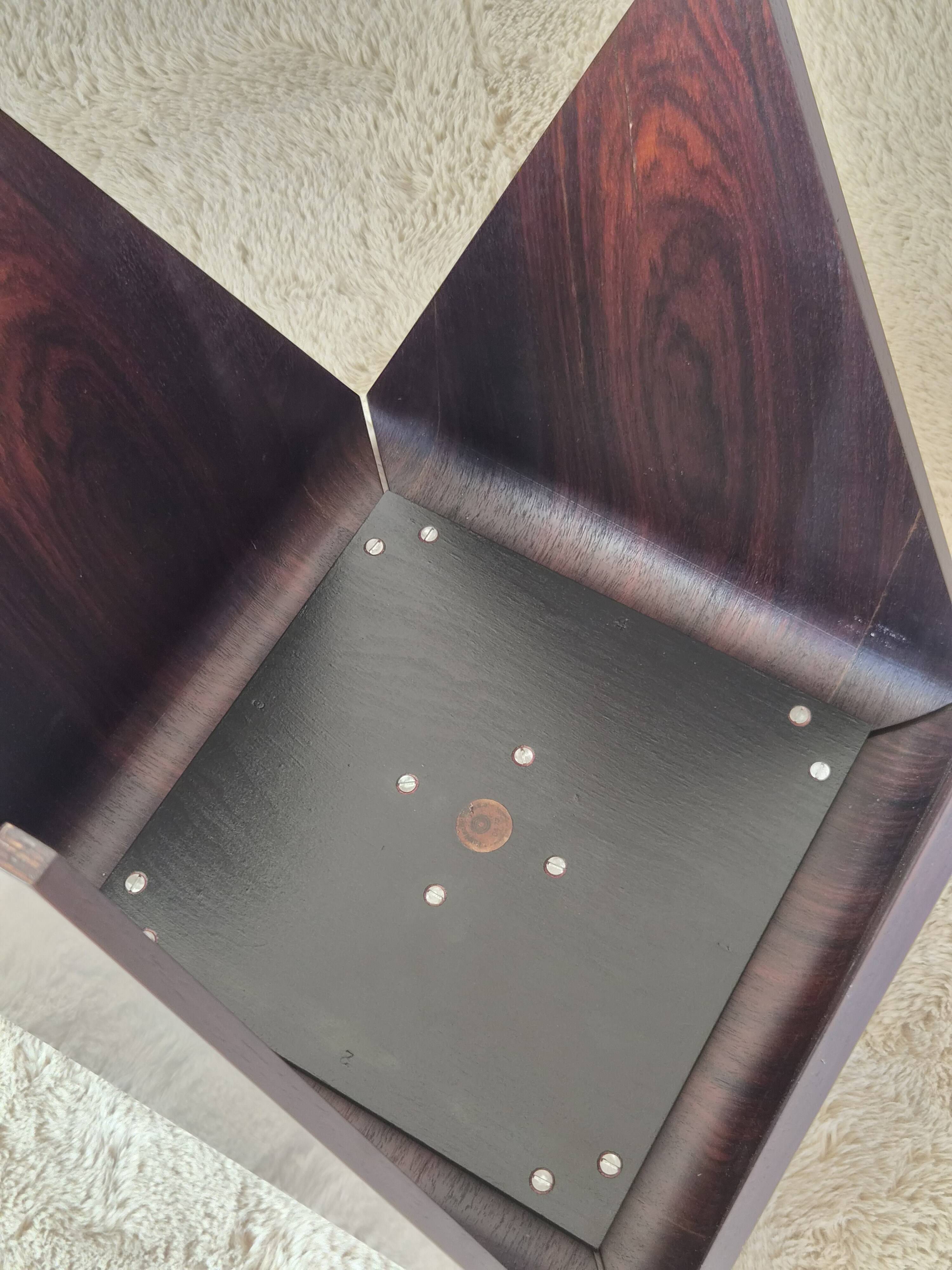 Petalas Side Tables by Jorge Zalszupin, Rosewood