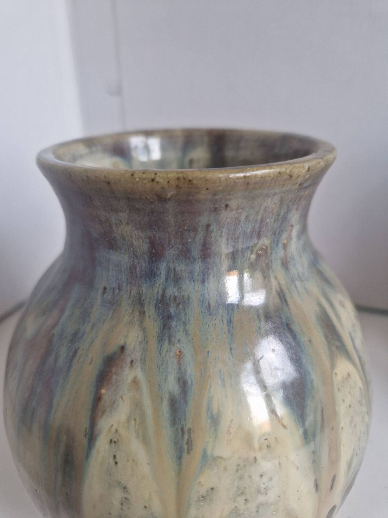 Vase en grès flammé