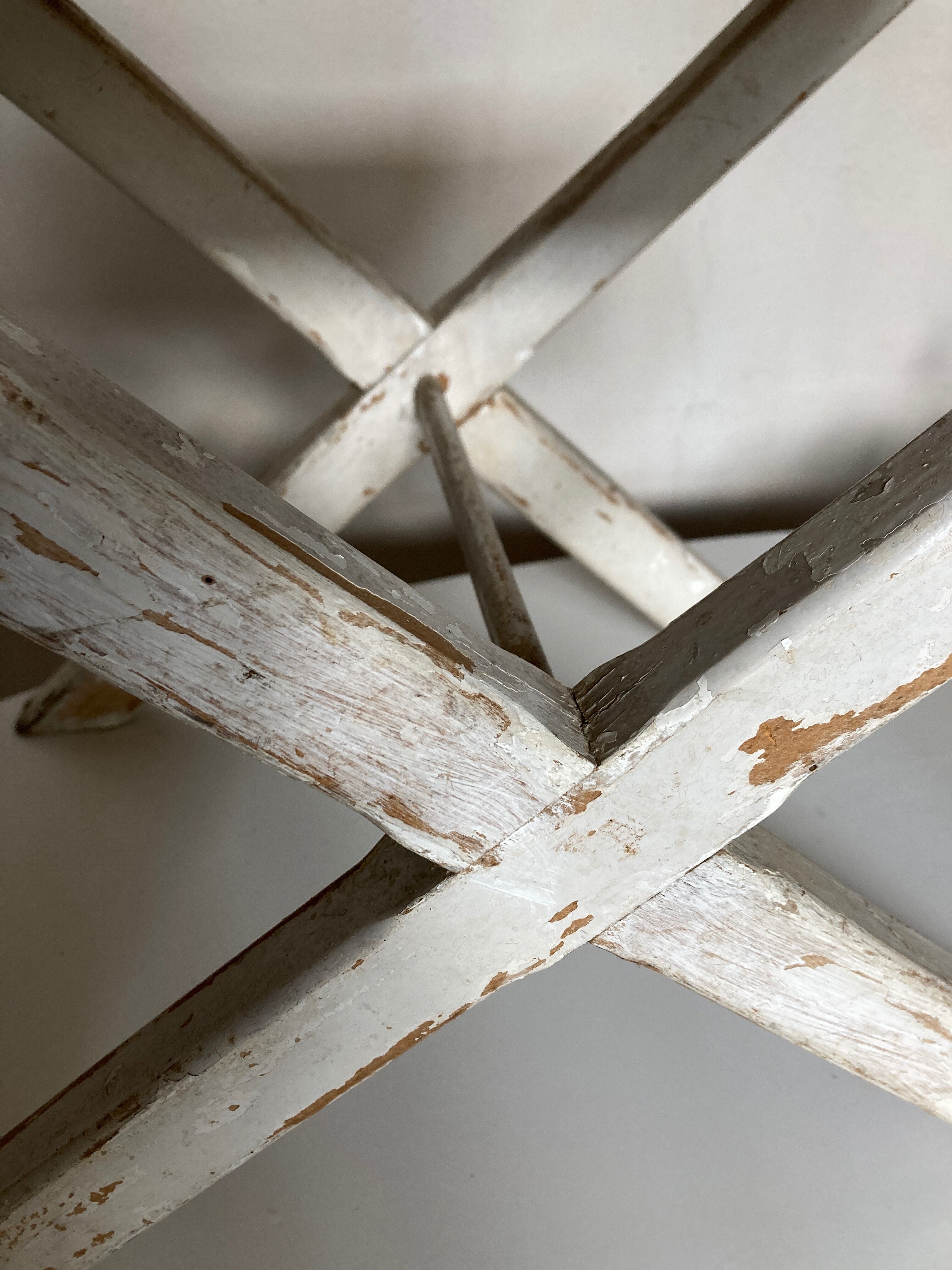 Tabouret chevet néo classique directoire patine d'origine 1950