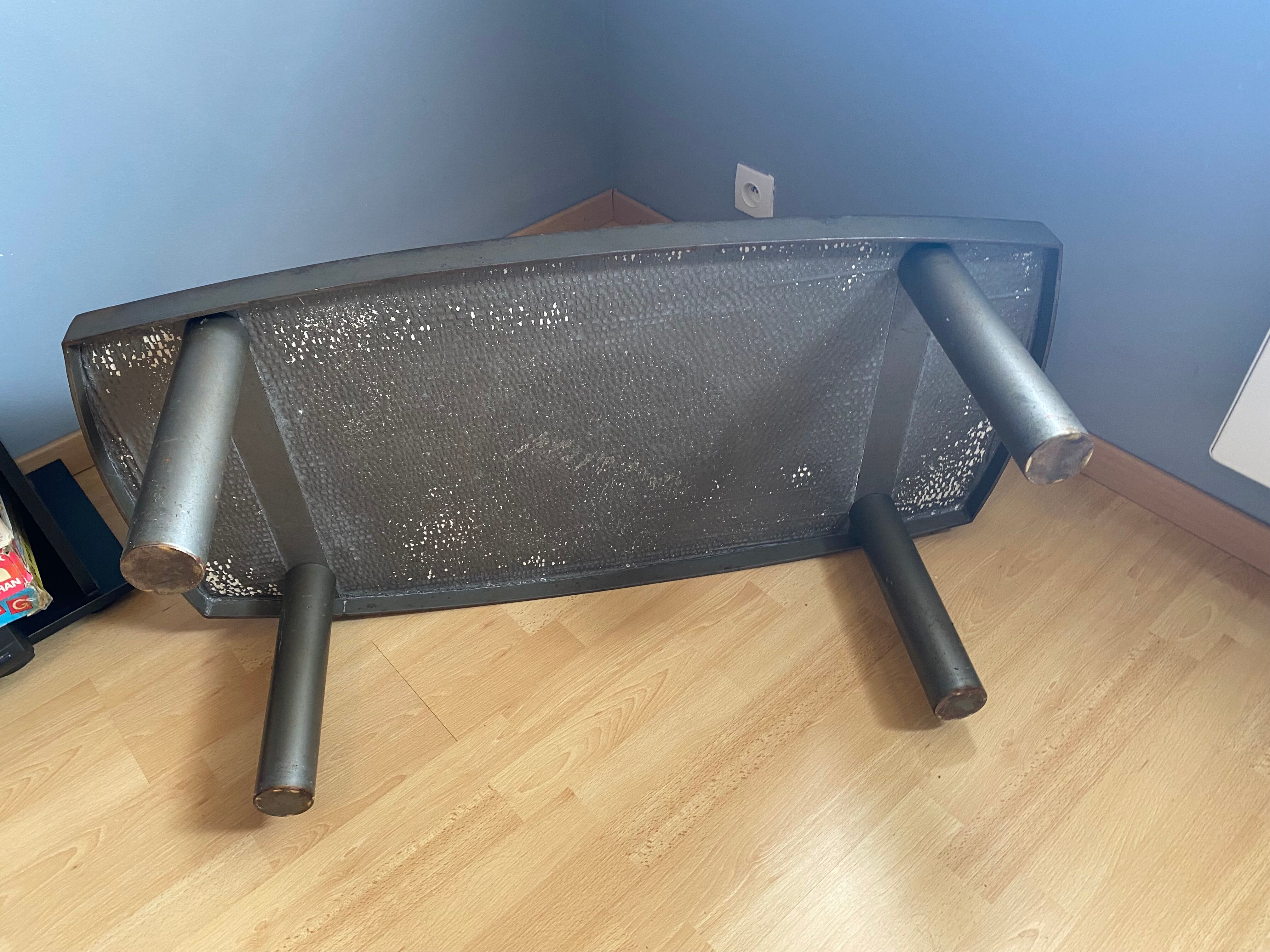 Lava stone coffee table (Vallauris)