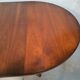 Table ronde extensible baumann en merisier