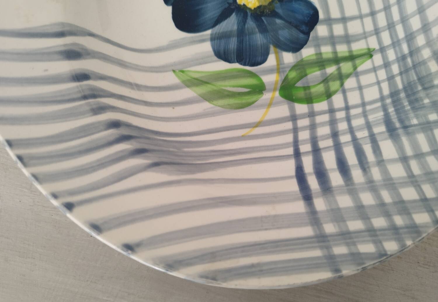 Soup plates soup pasta earthenware digoin sarreguemines vintage valentine model