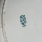 Oval iron earth dish Saint Amand