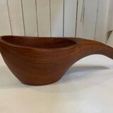Teak wood bowl