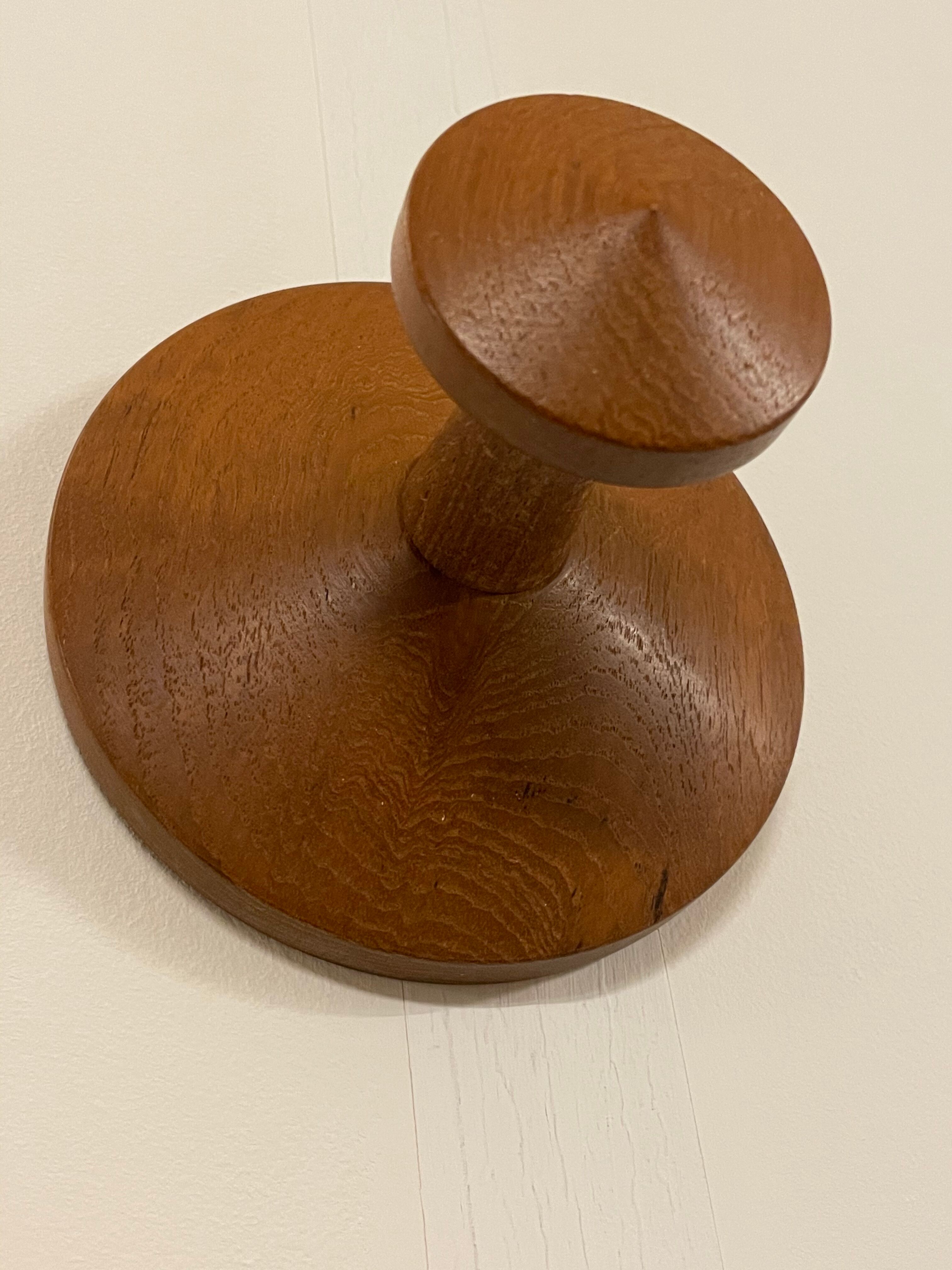 Danish teak hooks by Kai Kristiansen for Aksel Kjersgaard No18