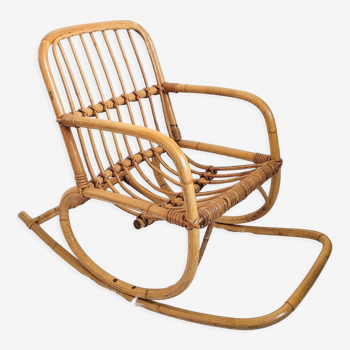 Rattan rocking chair for children