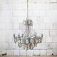 Nine-light chandelier in chrome-plated steel by Gaetano Sciolari, 1960s.