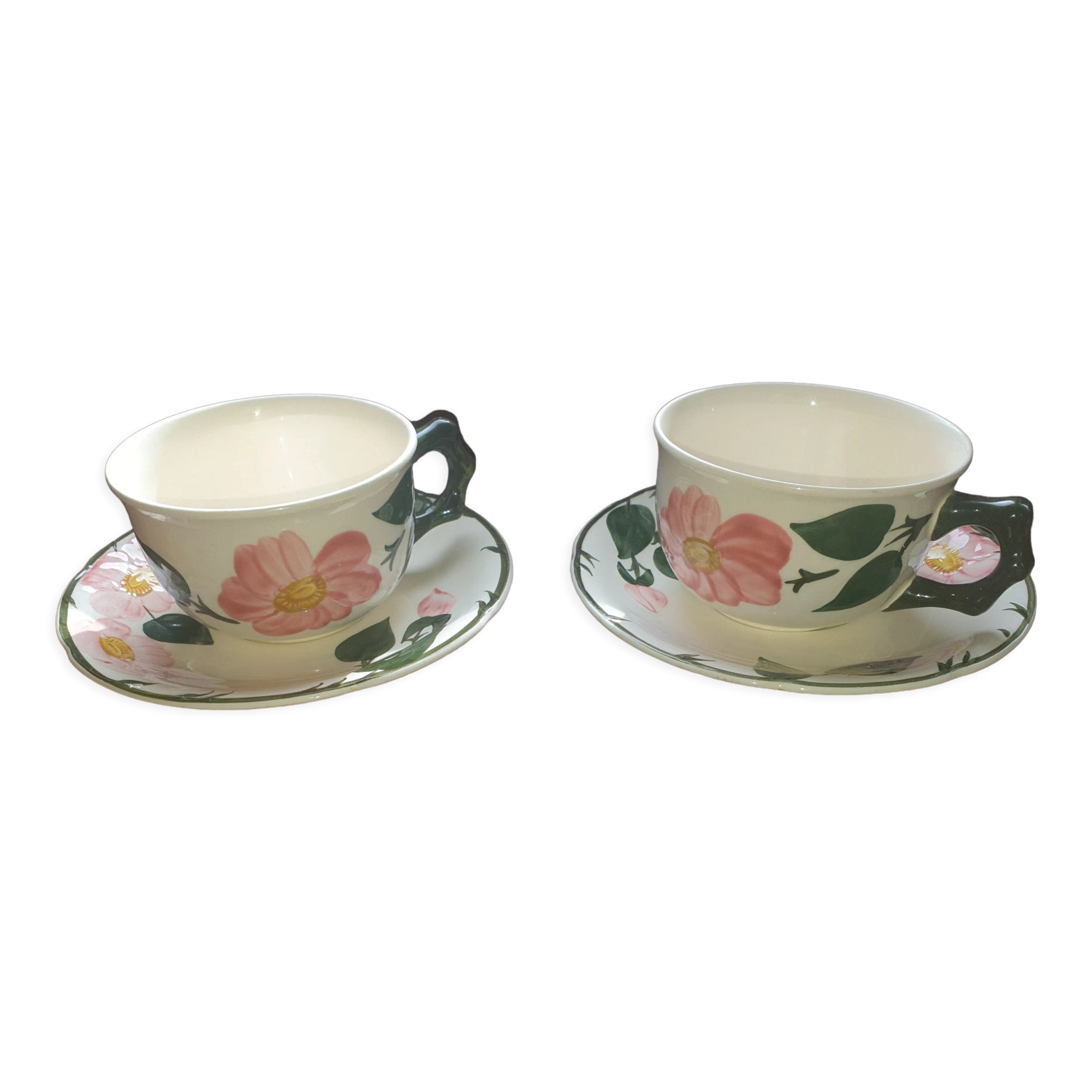 Duo of Villeroy & Boch Cup "Wild rose"