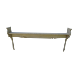 Shabby chic wall shelf in solid oak