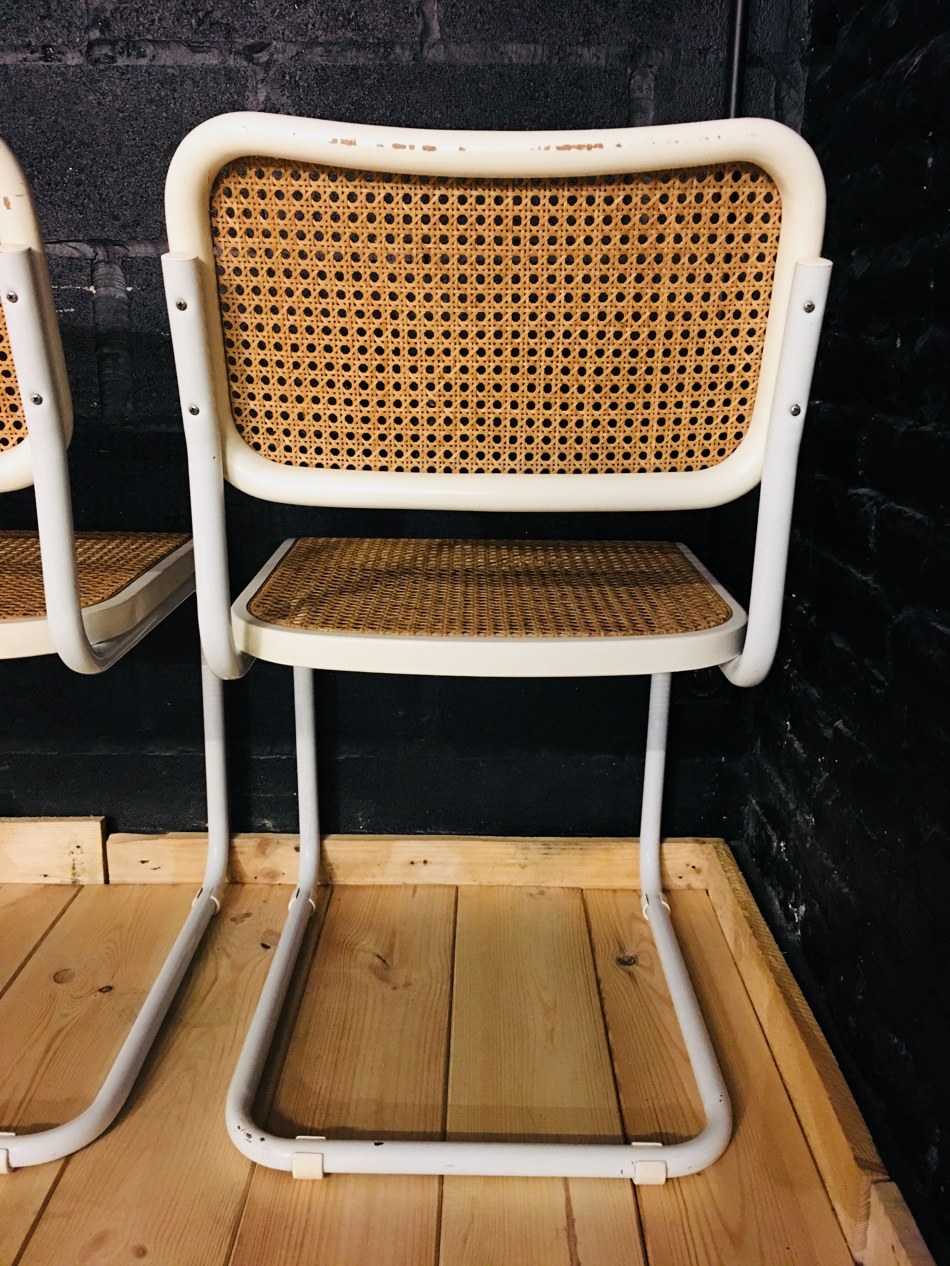 Set of 4 chairs by Marcel Breur model B32 Cesca