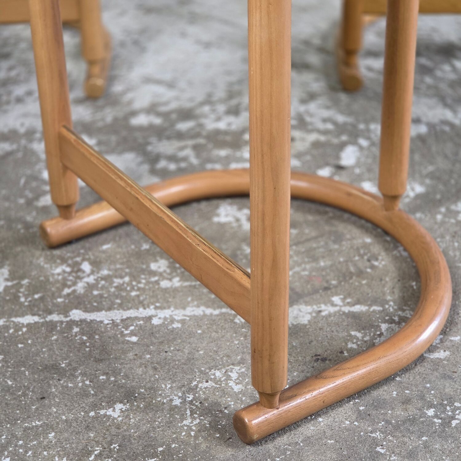 Set of 3 Almillmö bar stools, vintage 1980s German design