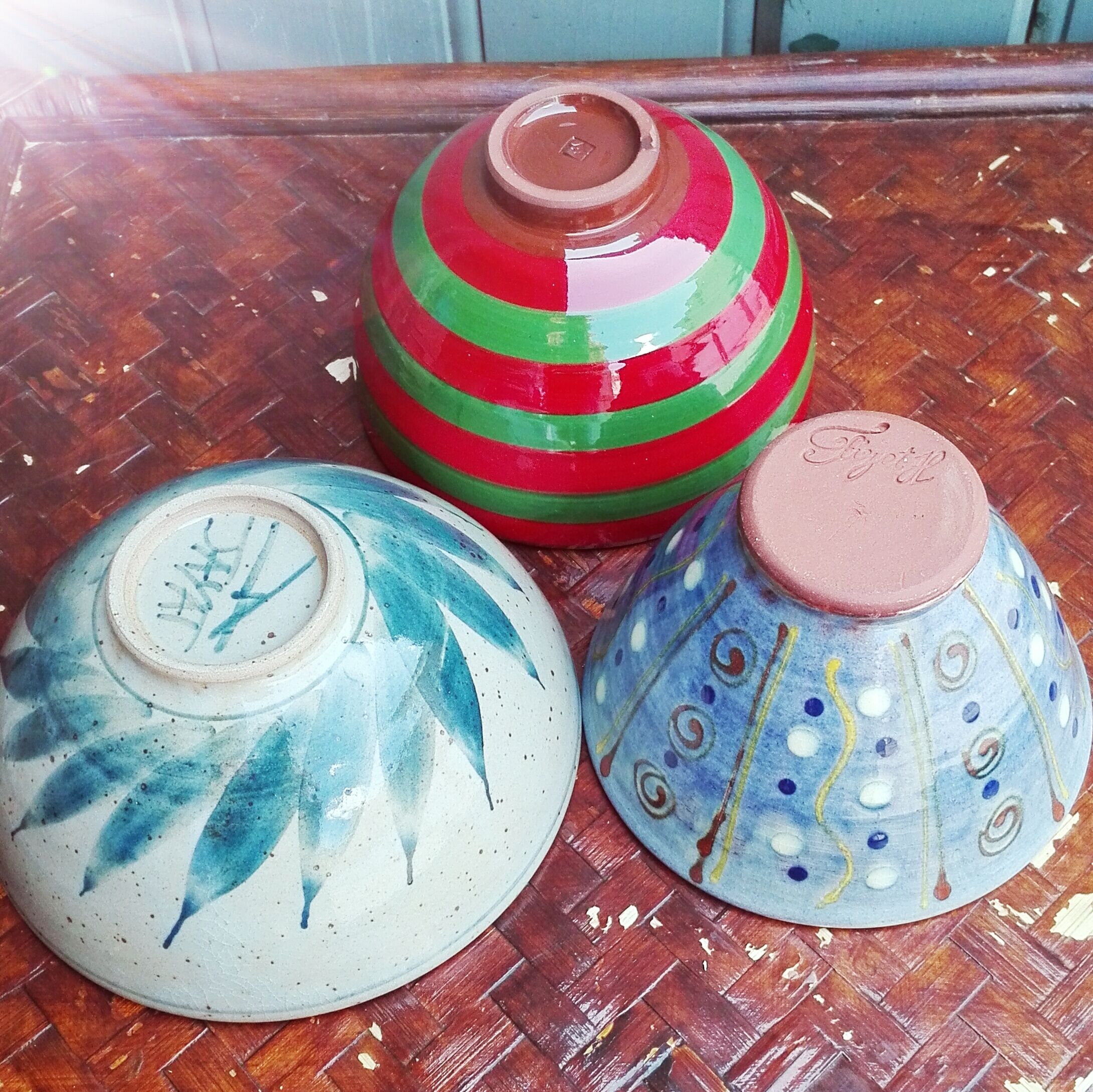 Set of 3 bowls - Terra cotta - color