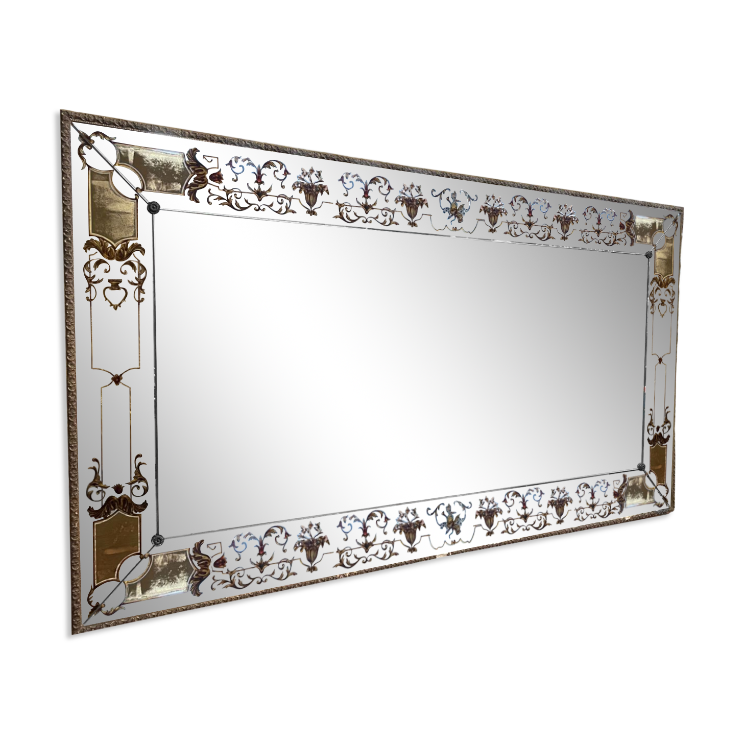 Venetian mirror from brasserie 325x131cm