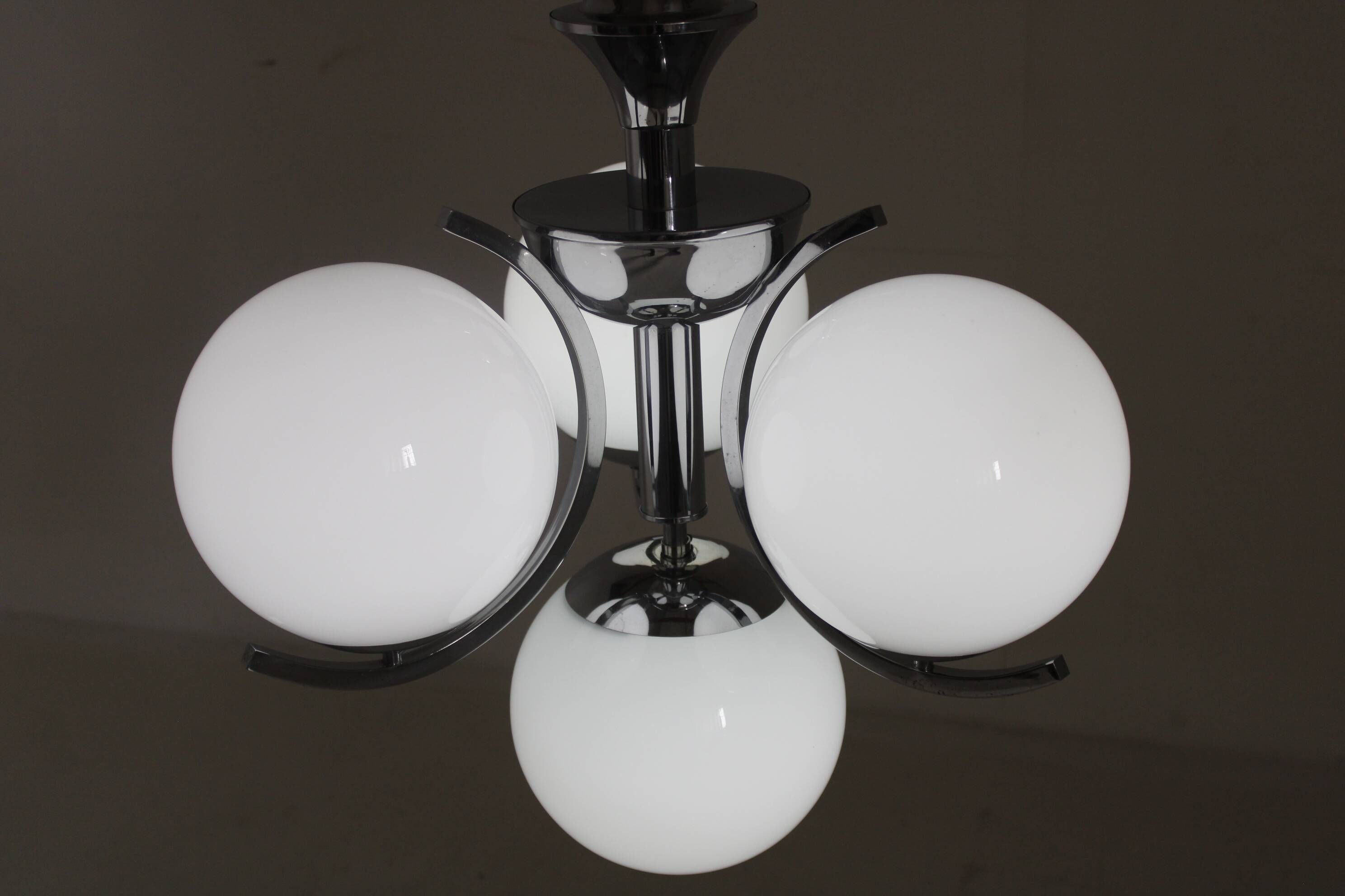 1930s Art Deco Chandelier, Czechoslovakia