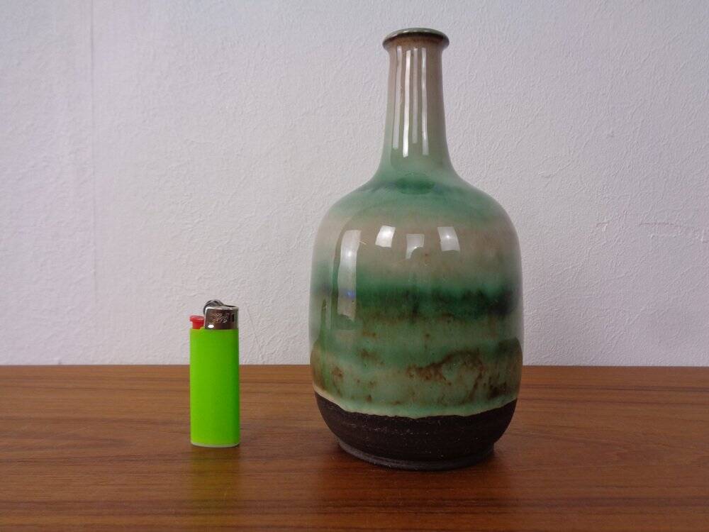 Small Danish ceramic vase from Hyllested, 1960s