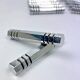 Set of 12 chrome metal knife rests by Louis Prodhon, Art Deco.