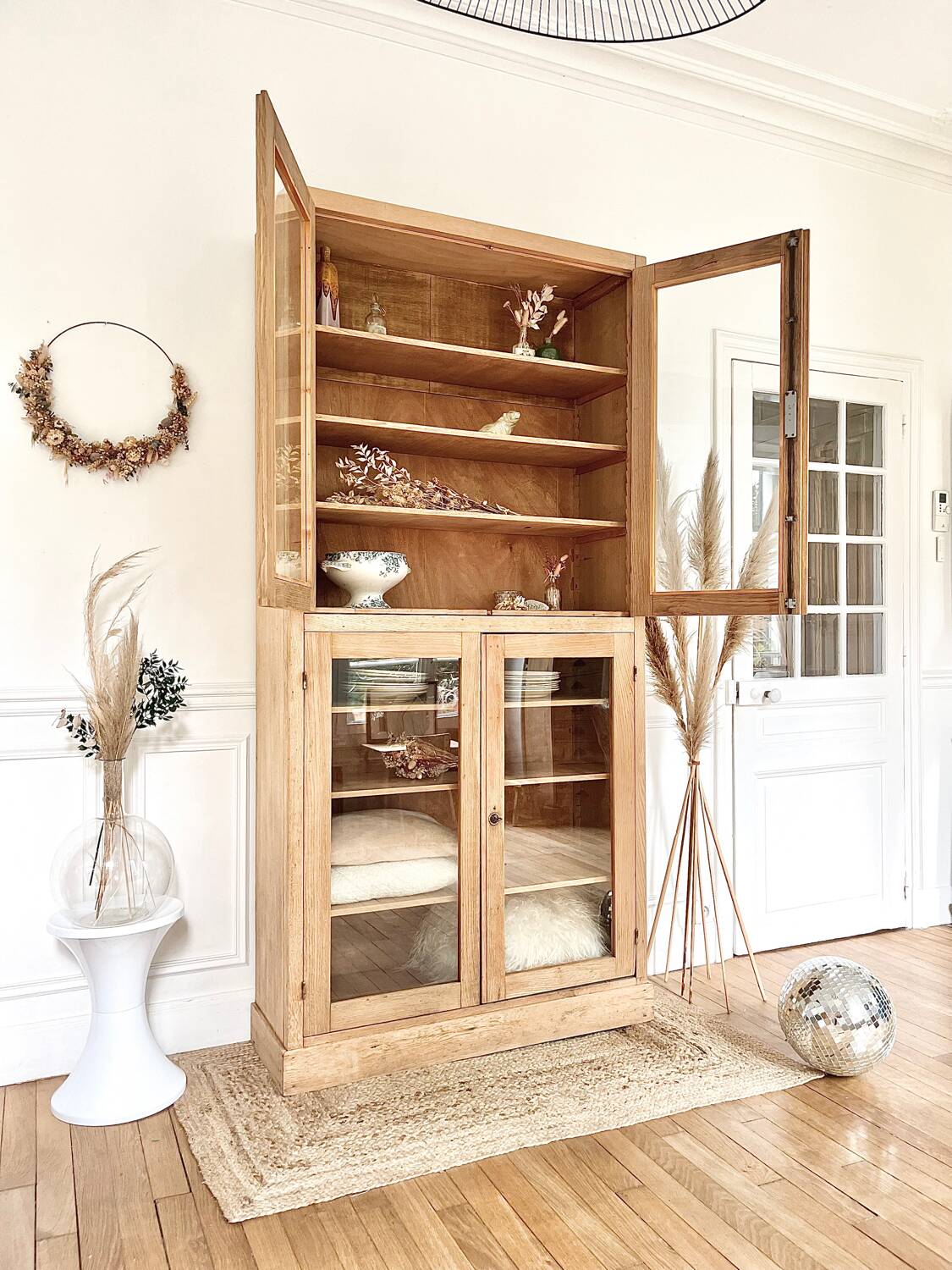 Vintage glass cabinet