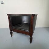 Fauteuil Hollandais Cabriolet cuir