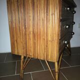 Rattan chest of drawers