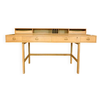 Bureau secrétaire à rabat par Jens Quistgaard pour Løvig, Danemark, années 1960.