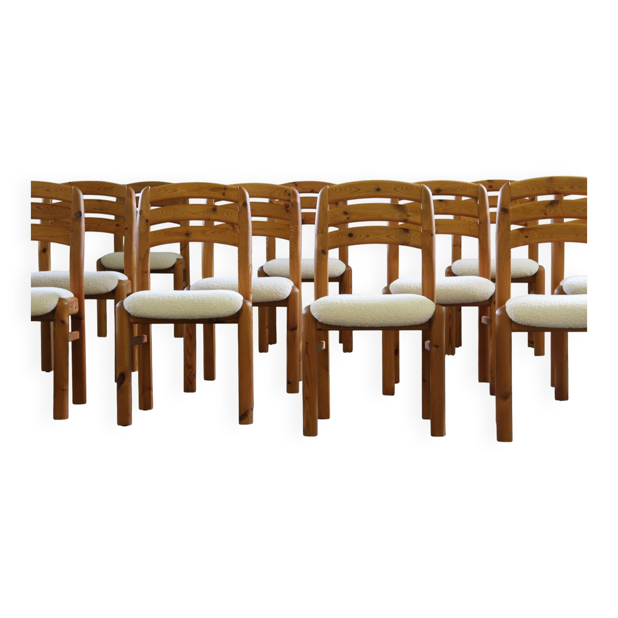 Chaises de salle à manger danoises vintage en pin, appartenant à Dyrlund, années 1970-1980, lot de 6