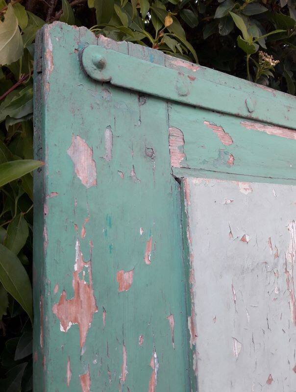 Door H186.5xW75cm with 18th century interior molding