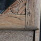 Small toilet furniture or pharmacy with art deco mirror