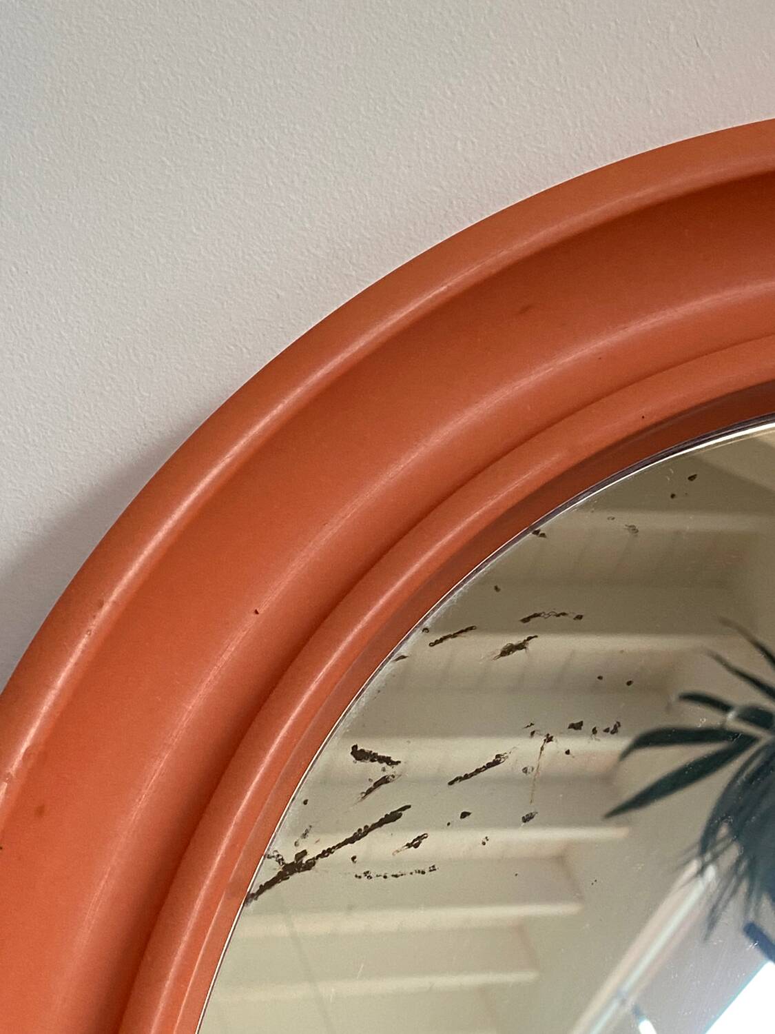 Carrara & Matta Orange Bakelite Mirror