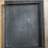 Vintage top in perforated metal