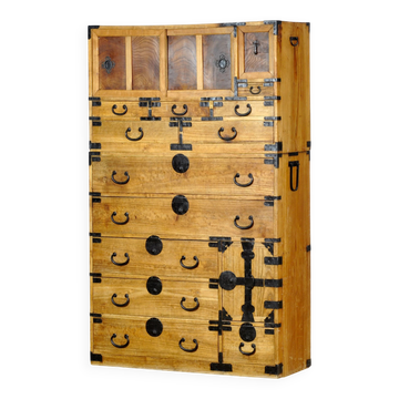 Commode Tansu japonaise, vers 1880
