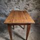 Compact French work table with bistro chair | Table circa 1900 | Chair circa 1950