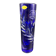 Soliflore vase, tubular, blue crystal, foliage decoration, encrypted, label, hand cut, flowers