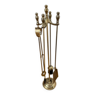 Vintage gold mantelpiece