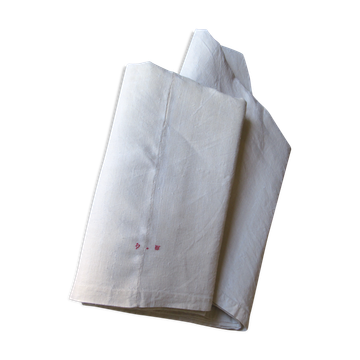 Drap de campagne en lin rustique