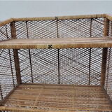 Rattan shelf