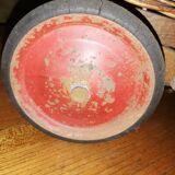 Poussette ancienne de poupée /osier et bois