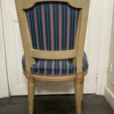 Old louis XVI style chair patinated wood